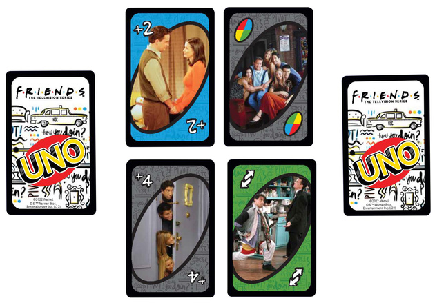 Towarzyska Gra karciana UNO Przyjaciele Friends