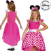 Strój karnawałowy Disney dla dziewczynki Myszka Minnie przebranie 98-110 cm (3-4 lata)