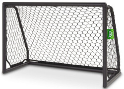 Bramka aluminiowa czarna do gry w piłkę nożną Scala 120x80 cm
