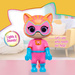 Disney Junior Superkoty Super Kitties Interaktywna Figurka Ginny/Gosia 20 cm + akcesoria Światło Dźwięk