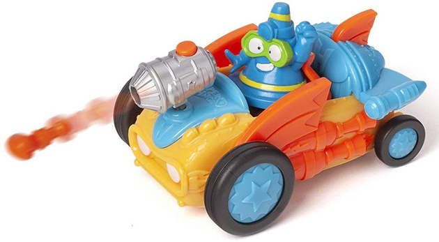 Zestaw 4 SZTUKI Magic Box Super Zings Seria 4 pojazd MegaJet + figurka SuperZings