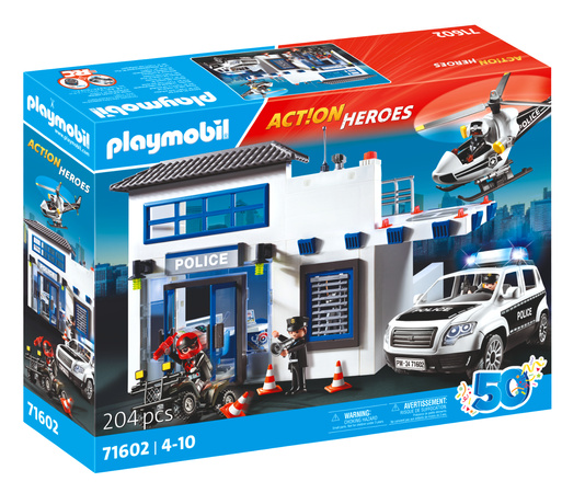 Playmobil Action Heroes Zestaw Posterunek Policji 204 elementy