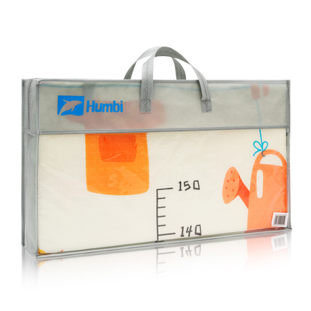 Humbi Dwustronna Składana Mata Piankowa Edukacyjna z pianki XPE 120x180 Miarka Ulice