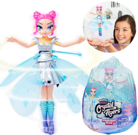 OUTLET Hatchimals Pixies Crystal Flyers latająca wróżka niebieska Starlight Idol Pop Star PO ZWROCIE