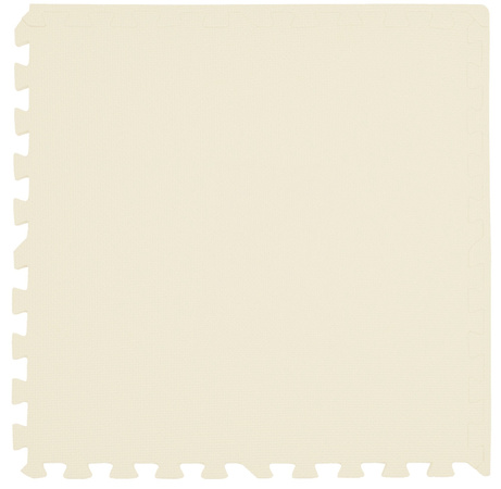 Mata piankowa podłogowa Humbi 180x180 Duże puzzle piankowe wodoodporne bezpieczne 9 szt. kremowy, ciemnozielony