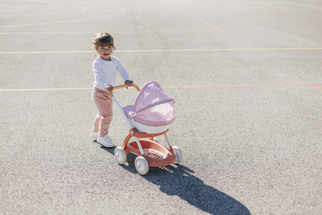 Baby Nurse Landau Wózek głęboki dla lalek z metalowym stelażem
