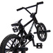 Rower Bmx Cult Czarny Fingerbike Mini Zestaw Na Palce Metalowy + Naklejki Tech Deck
