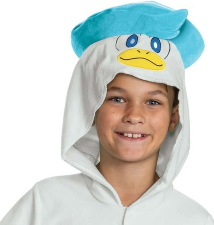 Strój karnawałowy Pokemon Quaxly kostium białe przebranie 127-136 cm (7-8 lat) Kigurumi
