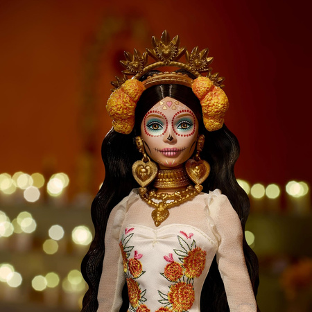 Lalka Barbie Meksykańska Kolekcjonerska Dia de Muertos Święto Zmarłych