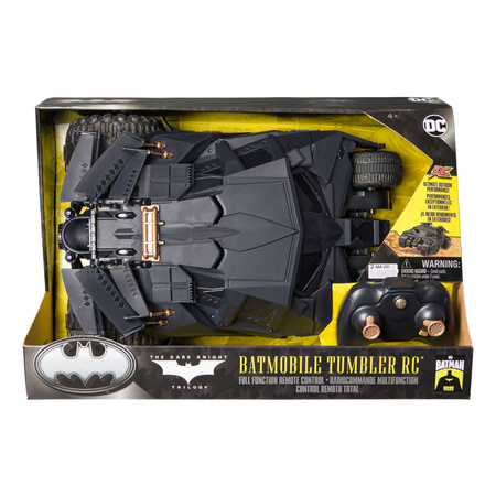 Batmobile Zdalnie sterowany pojazd DC Comics Tumbler RC z trylogii Mrocznego Rycerza 1:15 30 Cm