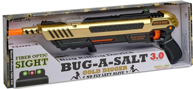 Strzelba na owady Broń na muchy komary osy karabinek ekologiczny na sól Bug-A-Salt 3.0 Gold Digger BS63-FOG-EU