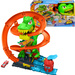 Hot Wheels City Remiza T-Rexa zakręcony tor samochodowy T-Rex Blaze Battle + pojazd