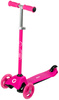 Evo Regulowana Trójkołowa Hulajnoga dla Dzieci 2w1 Jeździk Cruiser z Siedziskiem Różowy
