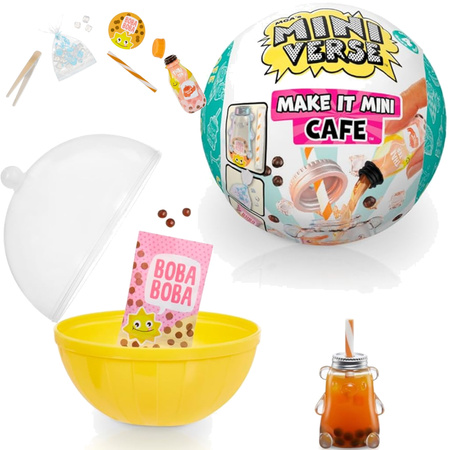 MGA Mini Verse Make It Mini Cafe Kula Niespodzianka Kawiarnia Jedzenie