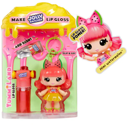 Yummi Land Jolly Rancher Zestaw Błyszczyk Słodki Zapach i Lalka Breloczek