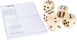 Small Foot Drewniana gra towarzyska kostki gigant + notatnik