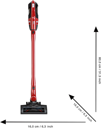 Odkurzacz pionowy Miele Triflex HX2 Czerwony dla dzieci 80 Cm Klein