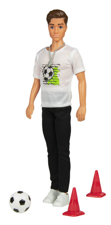 OUTLET Steffi Love Zestaw lalek rodzina sportowa Steffi, Kevin i dzieci WADLIWY