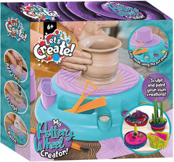 OUTLET Koło Garncarskie Dla Dzieci Zestaw do tworzenia ceramiki z kołem garncarskim USZKODZONE OPAKOWANIE