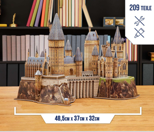 Puzzle 4D Build Harry Potter Hogwarts Zamek i pociąg Express modeli 3D do złożenia