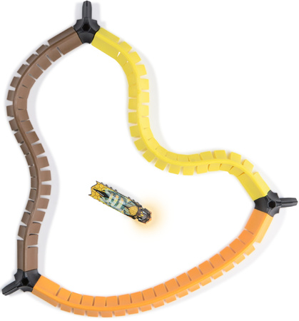 Hexbots Hexbug Nano Flash Karaluch Robot Żółty Robak+ Tor Zestaw Startowy