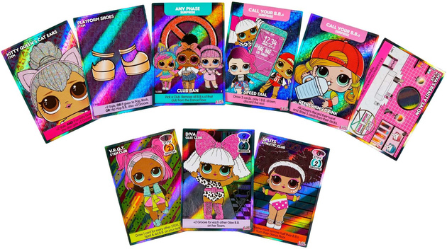 Zestaw 10 sztuk LOL Suprise Dance Off! Kolekcjonerska gra w karty