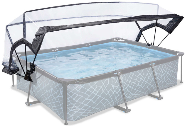 Zadaszenie kopuła do basenu ogrodowego 220x150cm