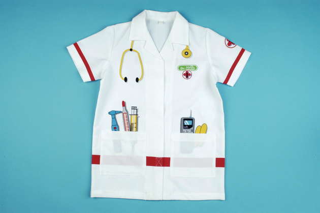 Fartuch małego lekarza dla dzieci strój kostium