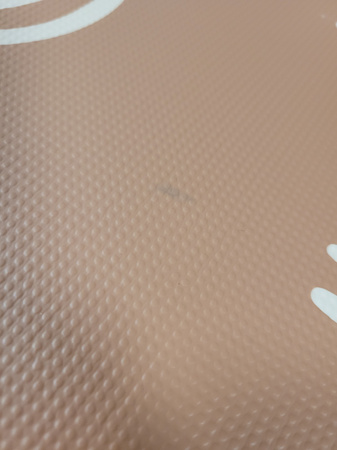 OUTLET Mata piankowa podłogowa Humbi 180x180 puzzle piankowe 9 szt. brązowy łuki tęcza WADLIWE