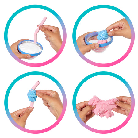 Lalka Barbie Pop Reveal zestaw z 8 niespodziankami niebieski deser