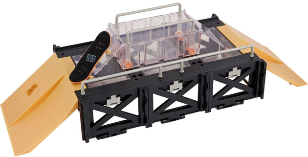 Skatepark Fingerboard Rampa Element Play And Display + Rampa SK8 Garage XConnect Tech Deck