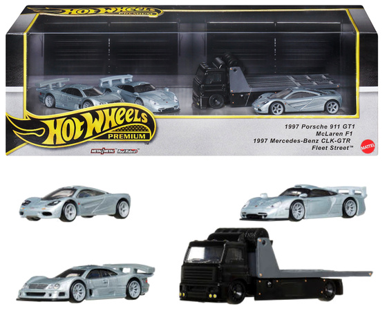 Hot Wheels Premium zestaw 4 pojazdów Le Mans „Holy Trinity”