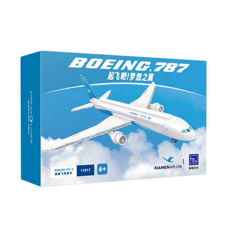 Klocki konstrukcyjne Pantasy Samolot Boeing 787 Dreamliner 55 cm 744 elementy