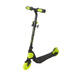 Evo Składana Regulowana Hulajnoga dla Dzieci Light Speed Czarno-limonkowy Świecące Kółka