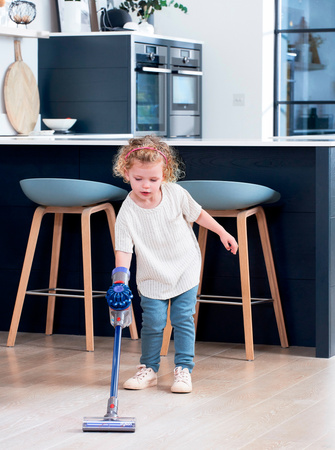 Dyson Odkurzacz dla dzieci pionowy bezprzewodowy z dźwiękiem Casdon Niebieski