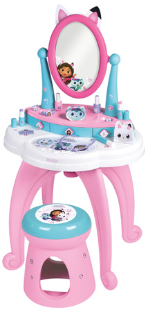Koci Domek Gabi Toaletka Studio Kosmetyczne Makijaż Taboret 12 akcesoriów