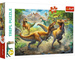 Puzzle Walczące tyranozaury Dinozaury Trefl 160 elementów