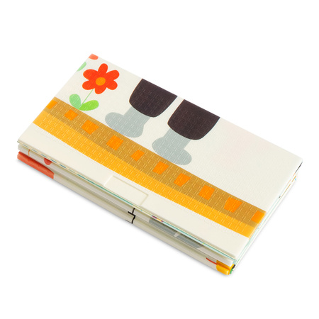 Humbi Dwustronna Składana Mata Piankowa Edukacyjna z pianki XPE 120x180 Miarka Ulice