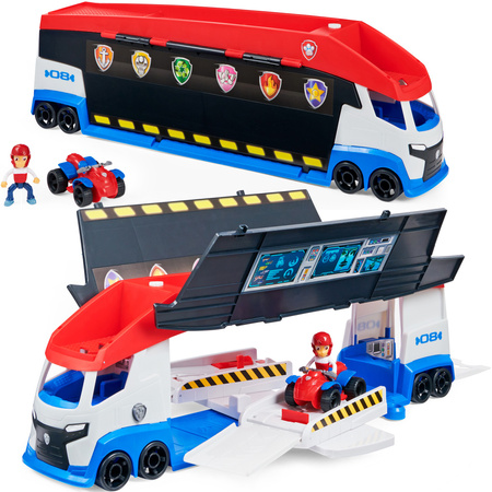 OUTLET Psi Patrol Wielki Patrolowiec 2.0 Ciężarówka + quad Rydera USZKODZONY
