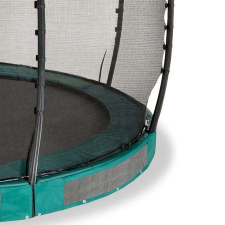 Trampolina ogrodowa Allure Premium do gruntu z siatka 427 cm zielona