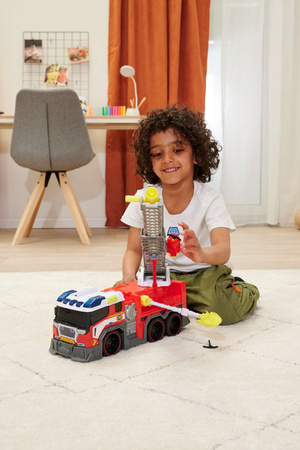 Straż Pożarna Interaktywny wóz Strażacki Fire Fighter Światło Dźwięk