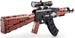Klocki Konstrukcyjne CaDA broń karabin AK-47 Kalashnikov realistyczny Assault Rifle 738 elementów 8+