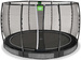 Trampolina ogrodowa z siatką zabezpieczającą do gruntu Allure Premium 366 cm czarna