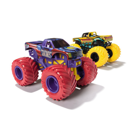 Monster Jam 2 pojazdy Monster Truck 1:64 The Sentinels i Wolverine