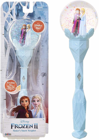 Kraina Lodu II Frozen Muzyczna śnieżna różdżka berło kula śnieżna z melodią