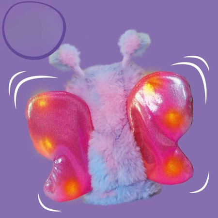Curlimals Flutter Wonders Miś Bella kolorowy interaktywny pluszak maskotka 18 cm