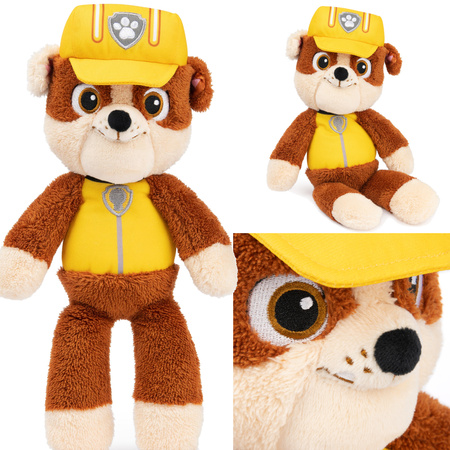 Psi Patrol Rubble Duża Maskotka Pluszak Miękka Przytulanka Gund 32 Cm