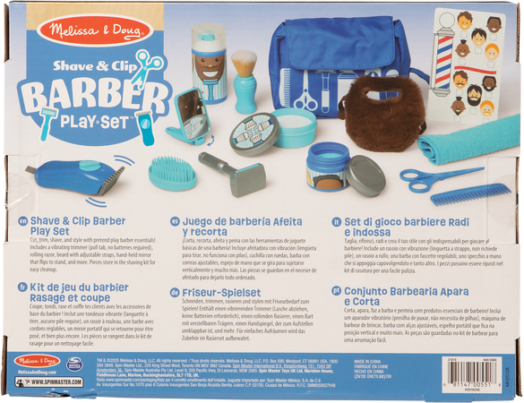 Zestaw Barbera z Akcesoriami strzyżenie przycinanie golenie 16 elementów