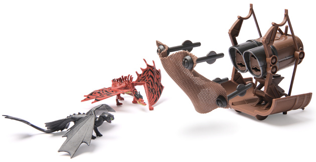 Jak Wytresować Smoka figurki Zestaw Łapacza Smoków z figurkami