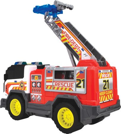 Straż Pożarna Interaktywny wóz Strażacki Fire Rescue Unit 30cm Światło Dźwięk
